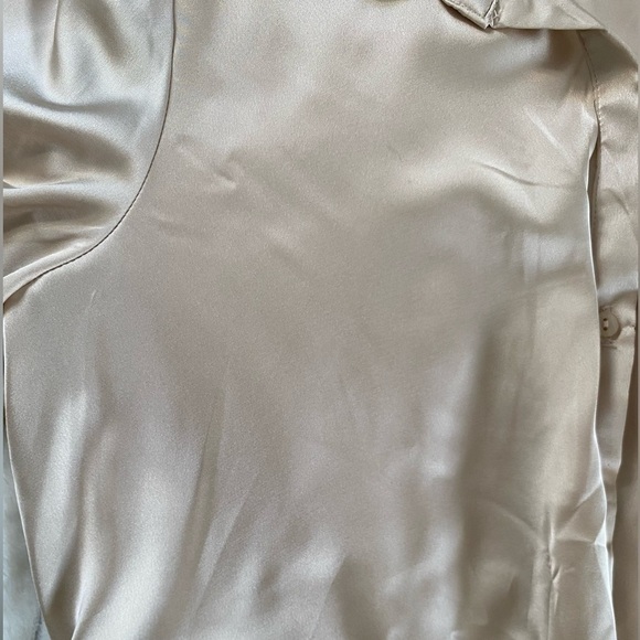 And Now This Front Twist Ling Sleeve Front Buttons Mini Shirt Dress Size: Medium - Picture 14 of 14